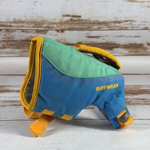 Ruffwear Float Coat Flotation Dog Life Jacket Swim Vest Size XXS Blue Dusk